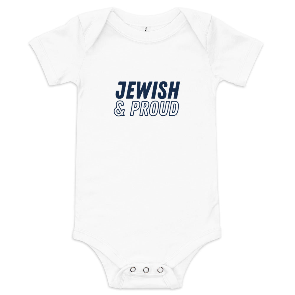 Jewish & Proud - Baby One Piece