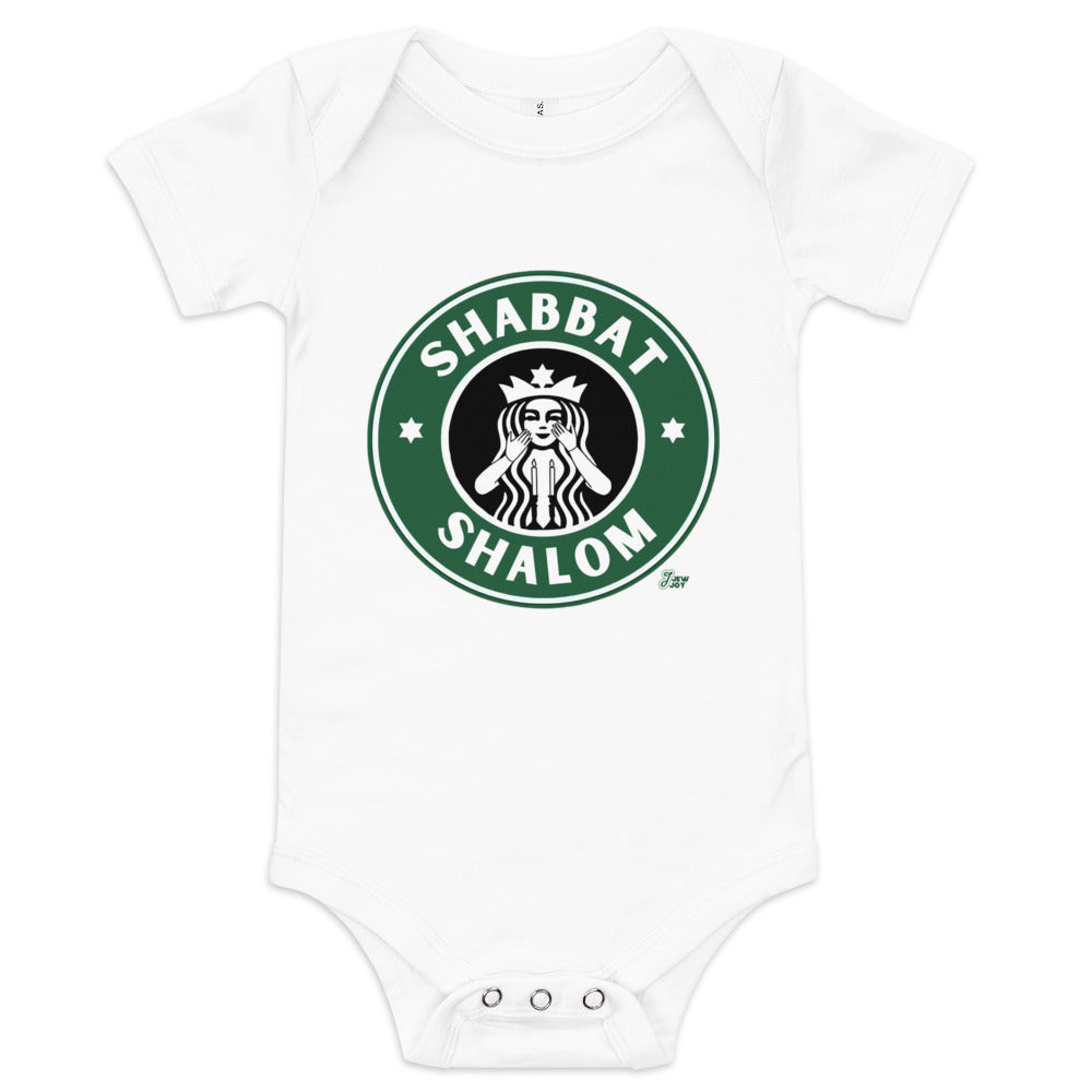 Shabbat Shalom To Go! - Baby One Piece