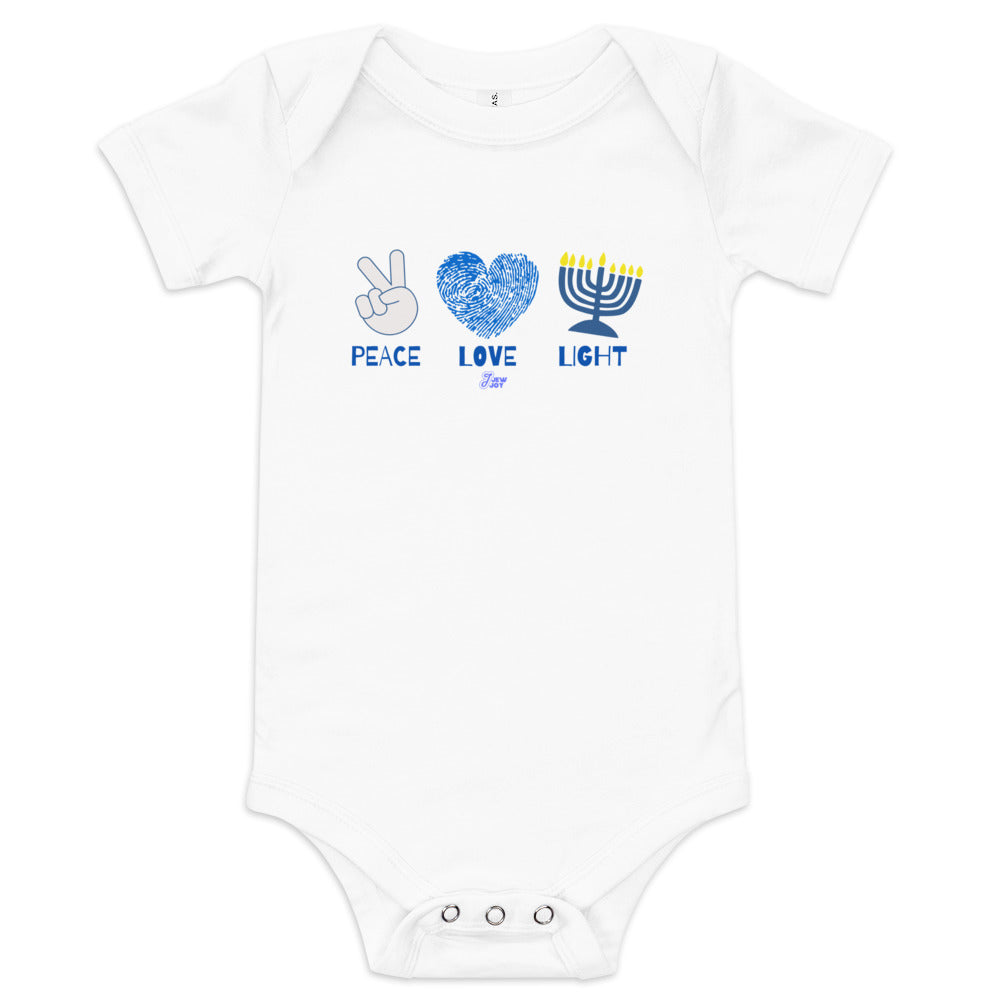 Peace Love Light 2 - Baby One Piece