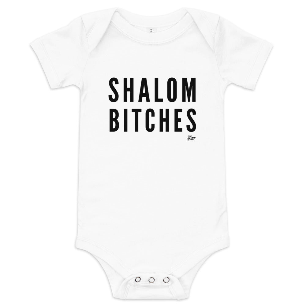 Shalom Bitches Bold - Baby One Piece