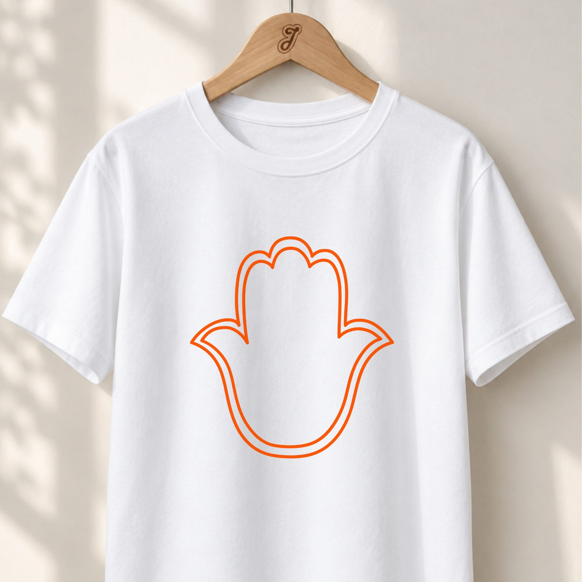 Hamsa Outline - Unisex t-shirt