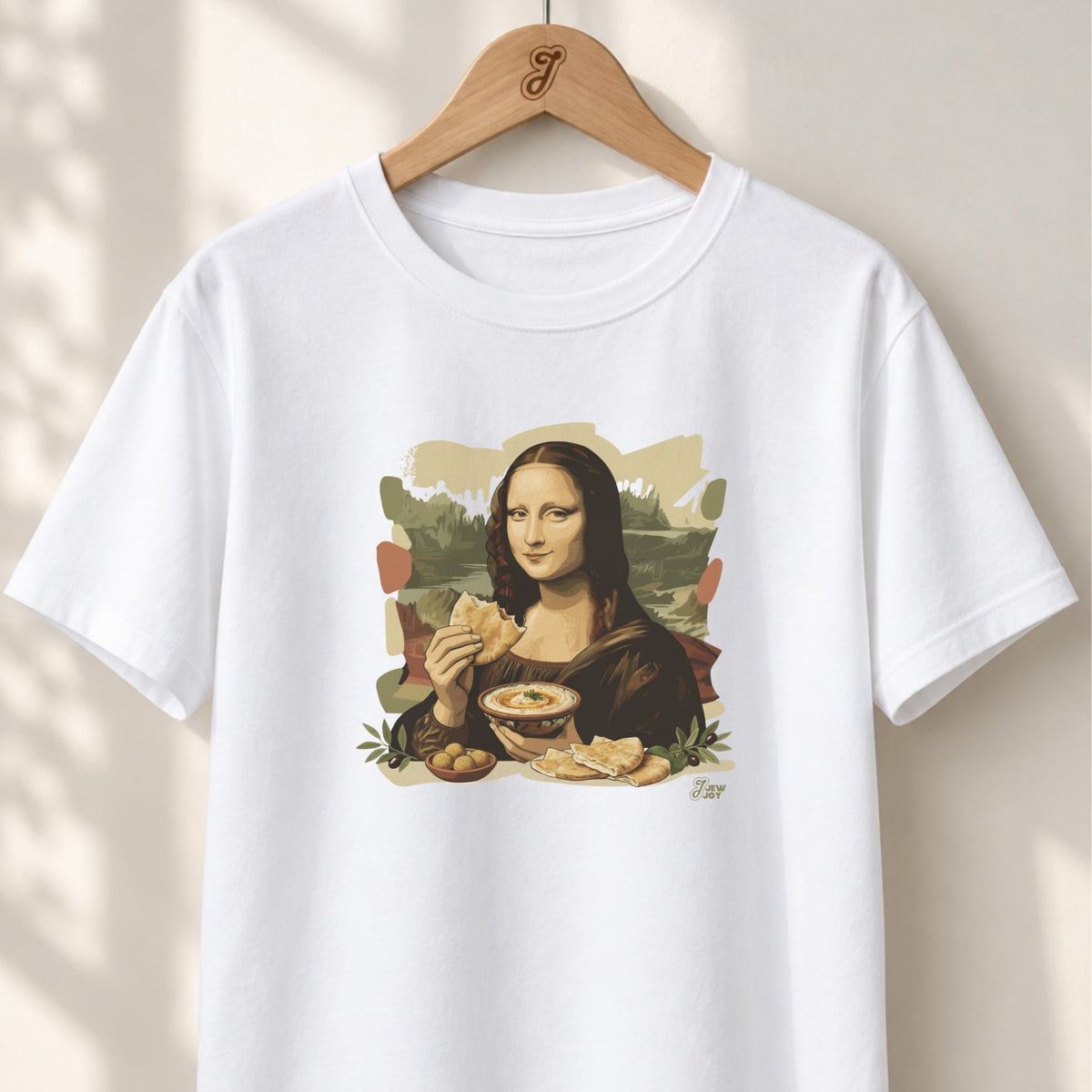 Mona Lisa Hummus - Unisex T-shirt