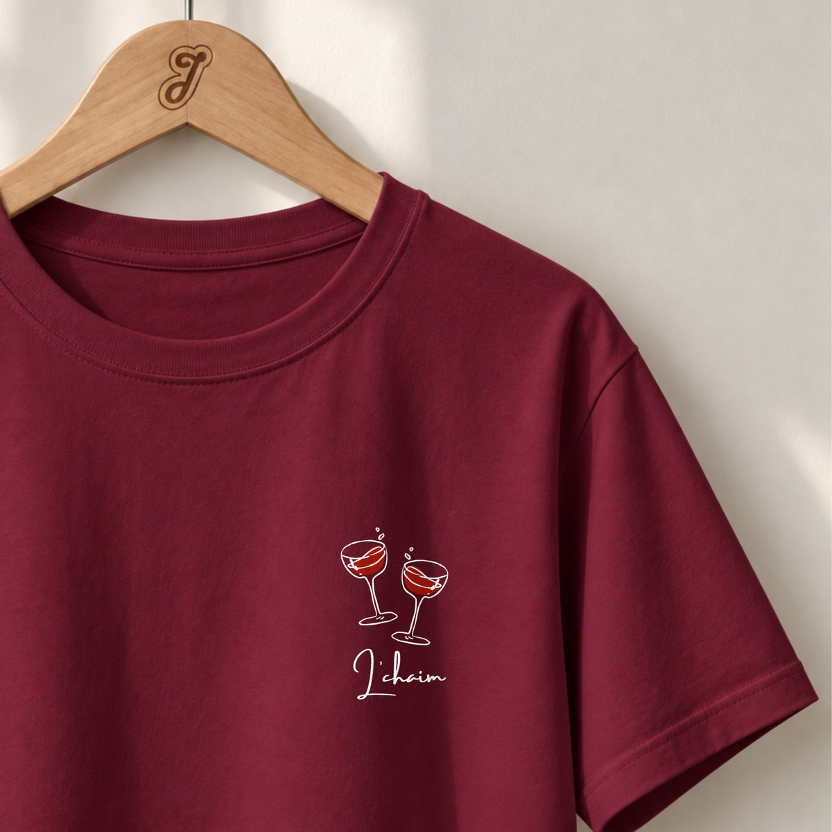 L'chaim Wine Glasses - Unisex T-shirt