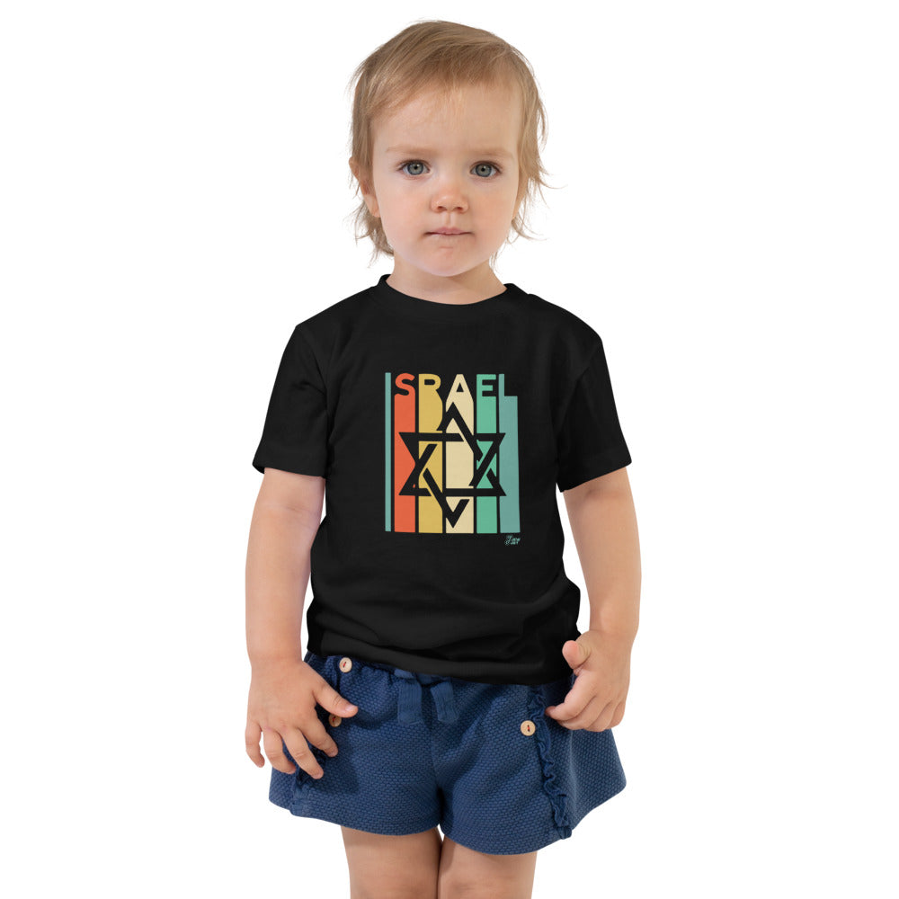 Israel Retro Stripes - Toddler T-shirt