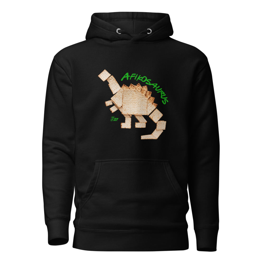 Afikosaurus Matzah Dinosaur - Premium Pullover Hoodie