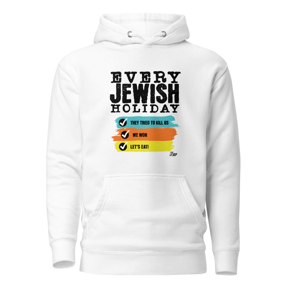Every Jewish Holiday - Premium Pullover Hoodie