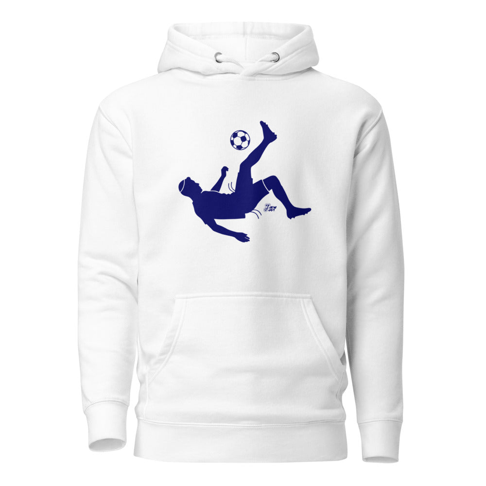 Kippah Bicycle Kick - Premium Pullover Hoodie