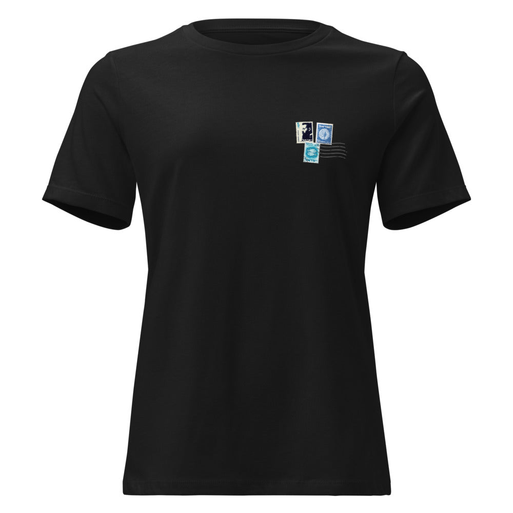 Vintage Israel Stamps - Women's T-shirt