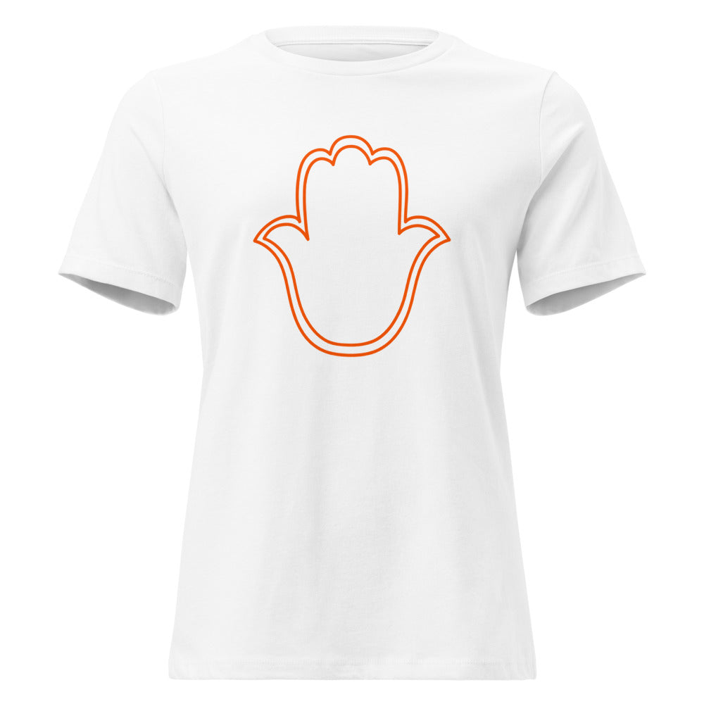 Hamsa Outline - Women's T-shirt