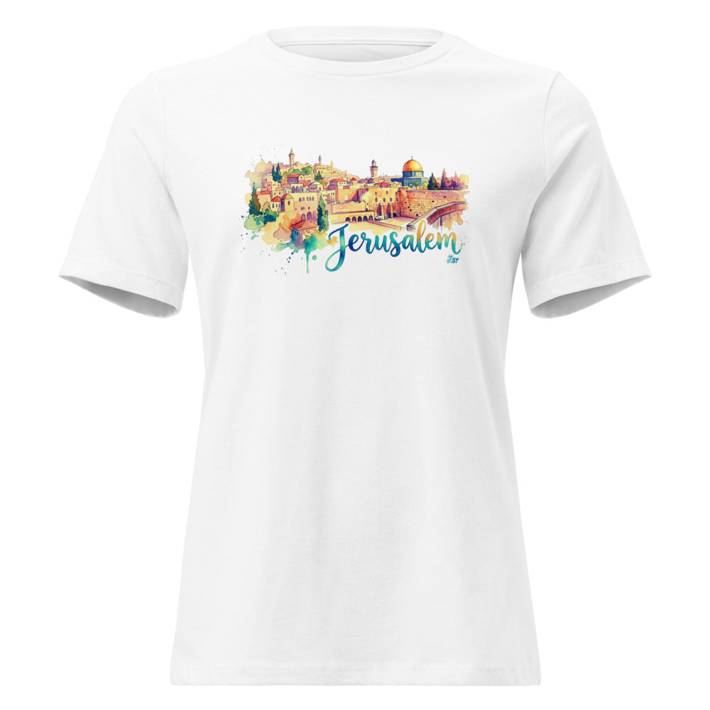 Jerusalem Watercolor - Women's T-shirt