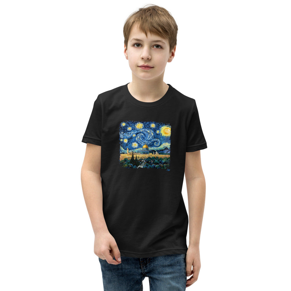 Starry Night Jerusalem - Youth T-shirt