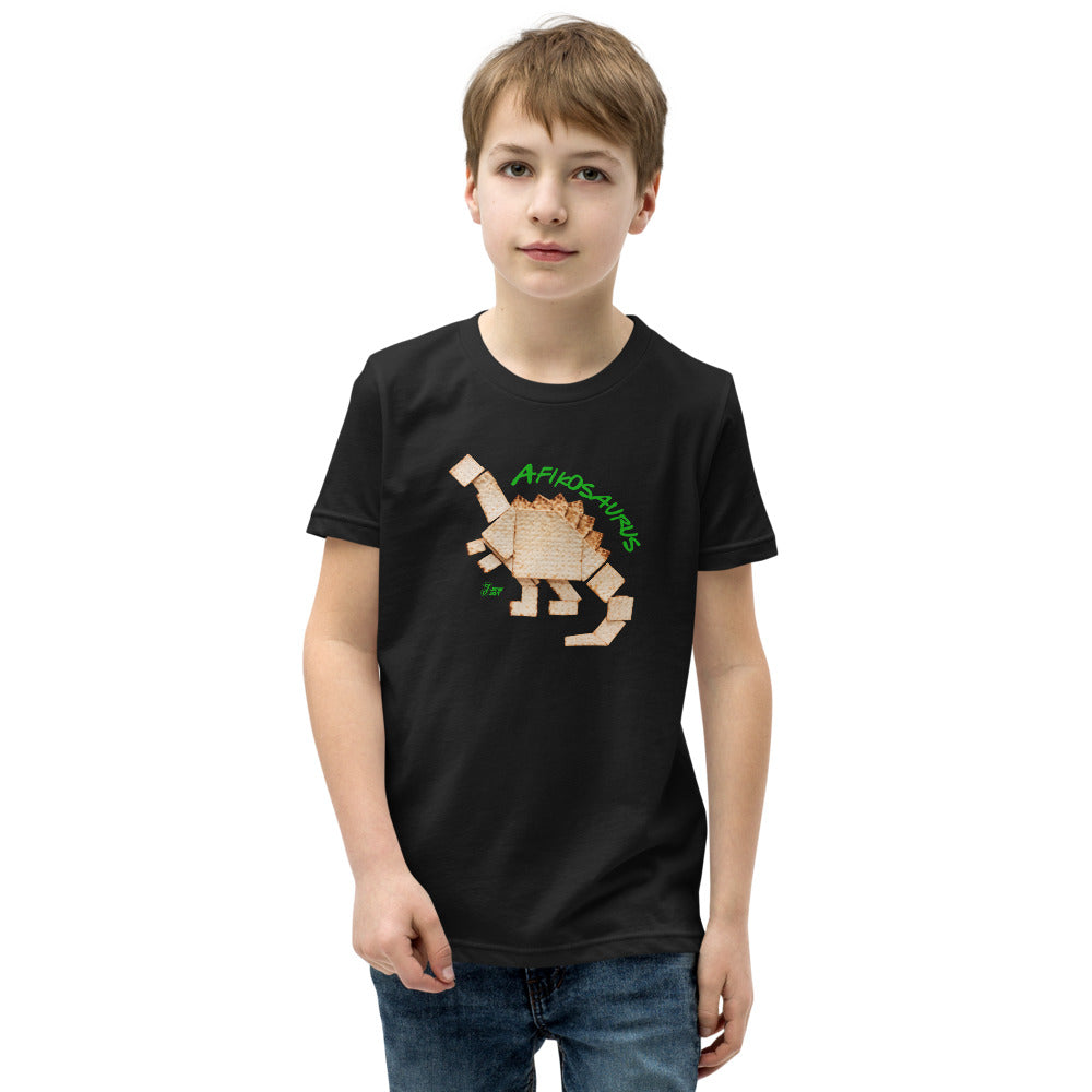 Afikosaurus Matzah Dinosaur - Youth T-shirt