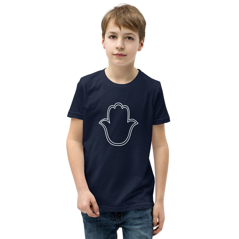 Hamsa Outline - Youth Staple Tee