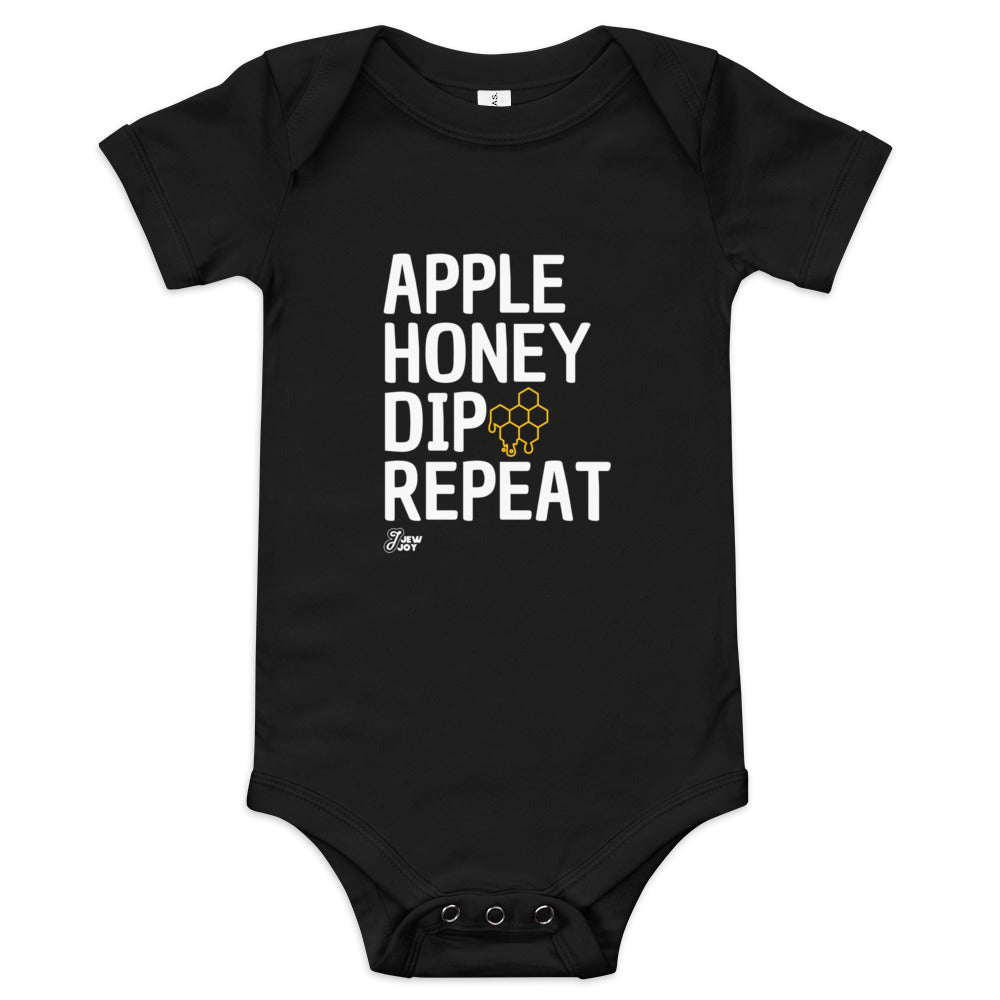 Apple Honey Dip Repeat - Baby One Piece