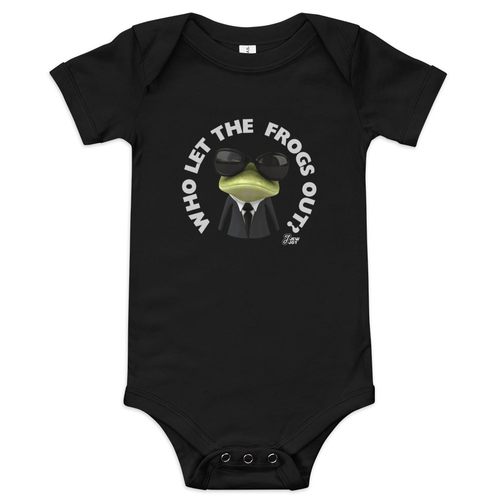 Who Let the Frogs Out - Baby One Piece