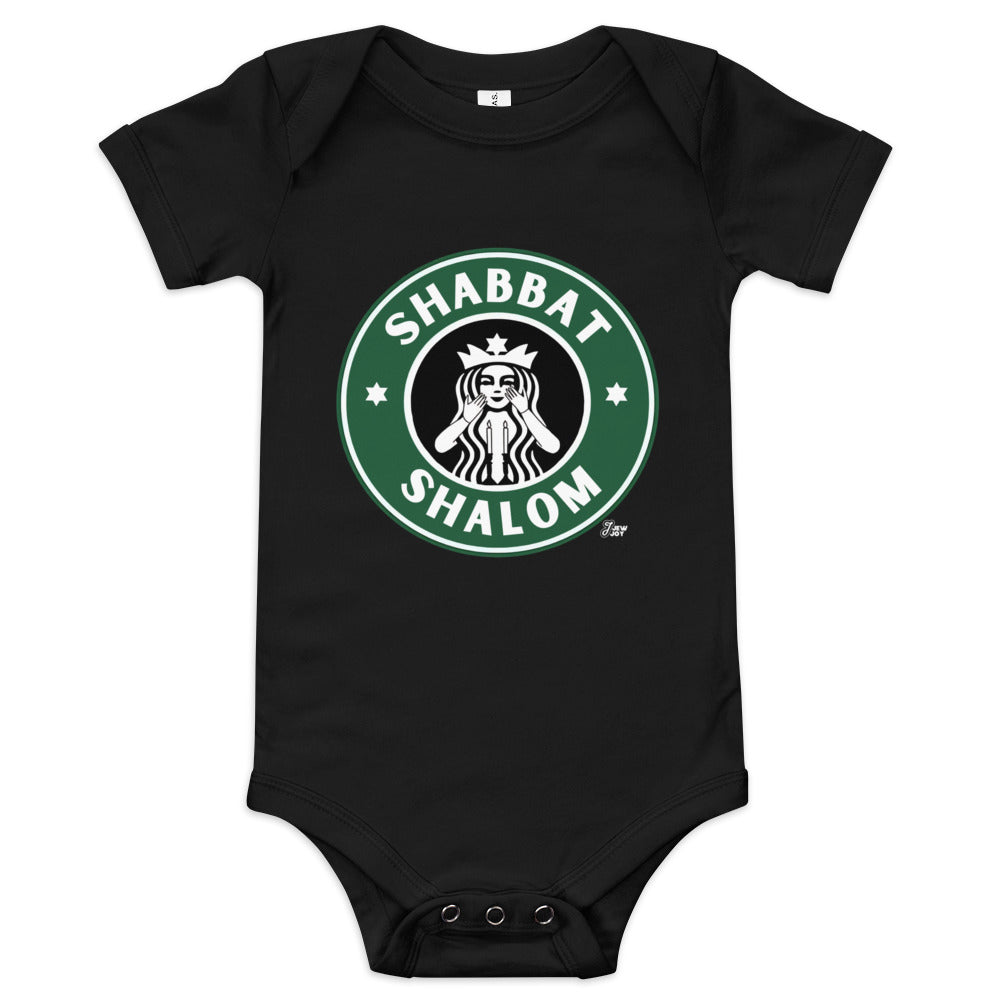 Shabbat Shalom To Go! - Baby One Piece