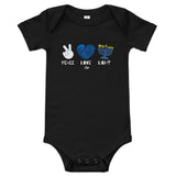 Peace Love Light 2 - Baby One Piece