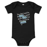 Stand Up For Israel, Be Human - Baby One Piece