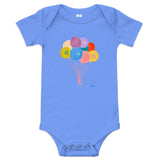 Star of David Balloons - Baby One Piece