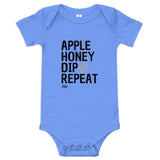 Apple Honey Dip Repeat - Baby One Piece
