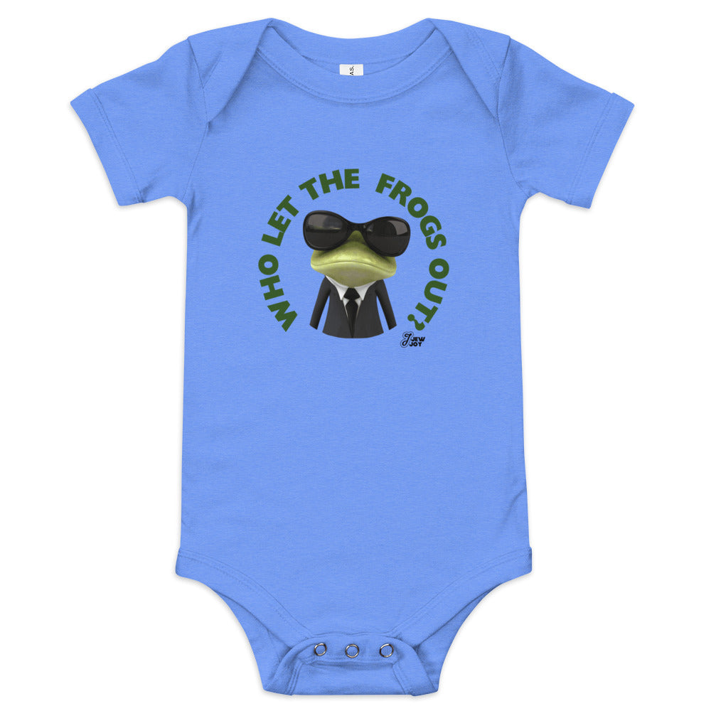 Who Let the Frogs Out - Baby One Piece