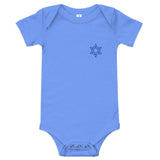 Star of David Outline Minimalist - Baby One Piece