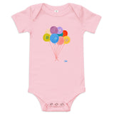 Star of David Balloons - Baby One Piece