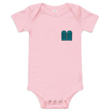 Ten Commandments Tablets Minimalist - Baby One Piece