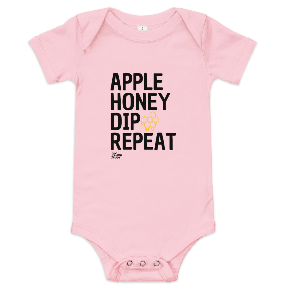 Apple Honey Dip Repeat - Baby One Piece
