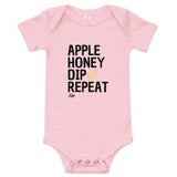 Apple Honey Dip Repeat - Baby One Piece