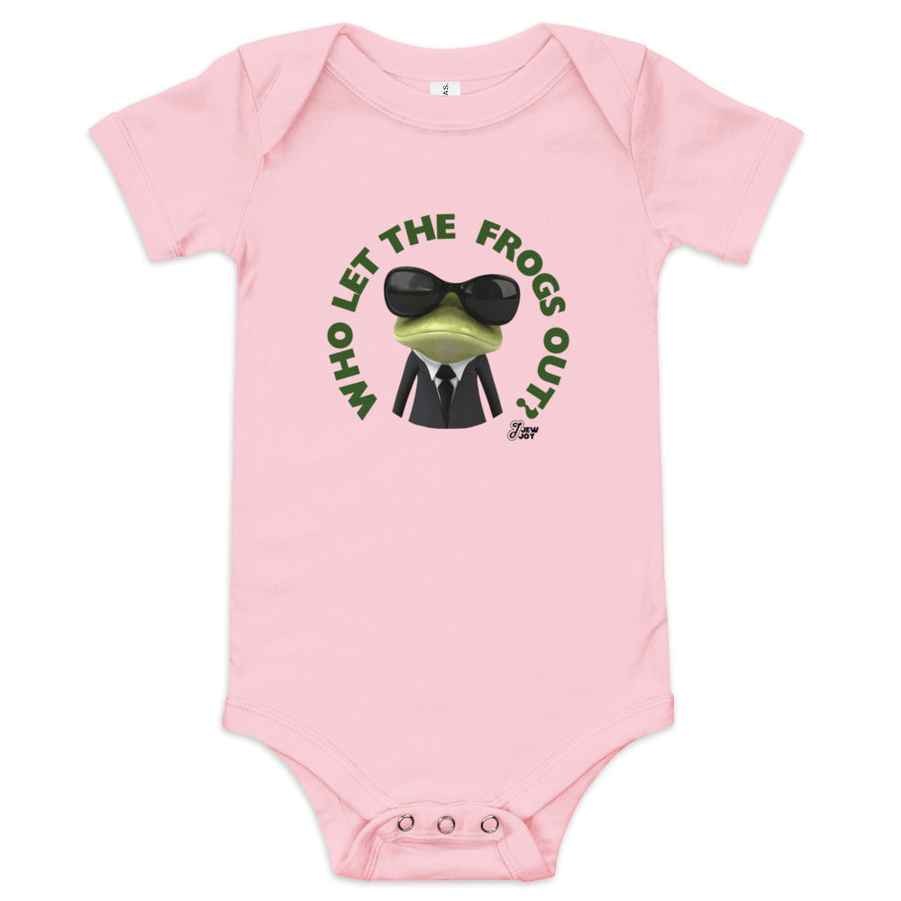 Who Let the Frogs Out - Baby One Piece