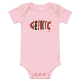 Gefilte Fish Lettering - Baby One Piece
