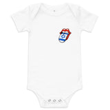 Israel Flag Tongue - Baby One Piece