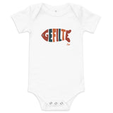 Gefilte Fish Lettering - Baby One Piece