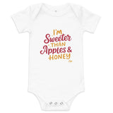 Sweeter Than Apples & Honey - Baby One Piece