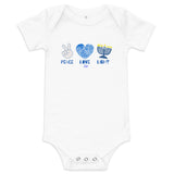 Peace Love Light 2 - Baby One Piece