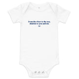 Shalom to You and Me - Baby One Piece
