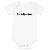 I Love Sufganiyot - Baby One Piece