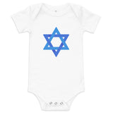 Star of David Blue - Baby One Piece