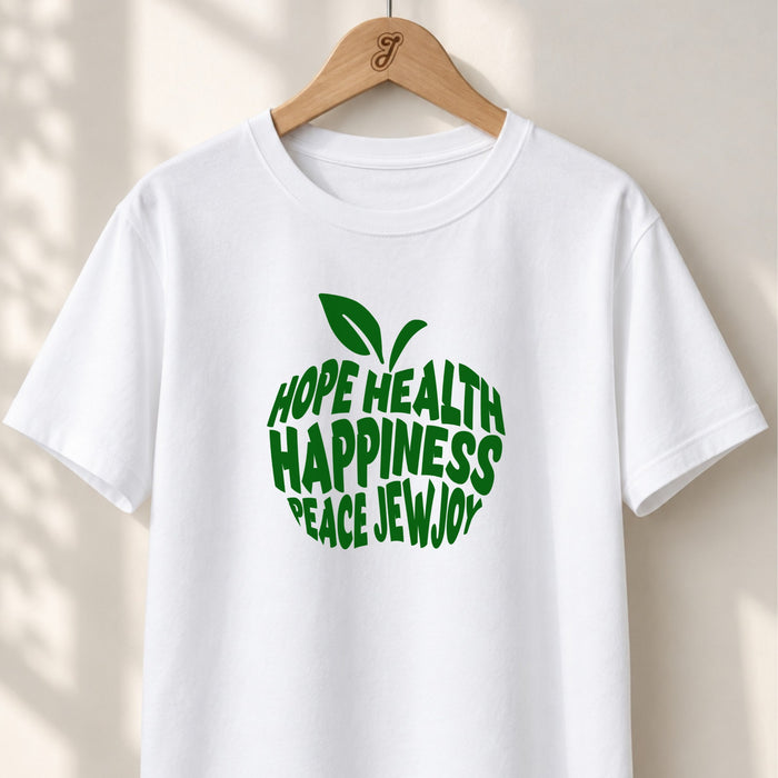 Hope Health Happiness Apple - Unisex T-shirt