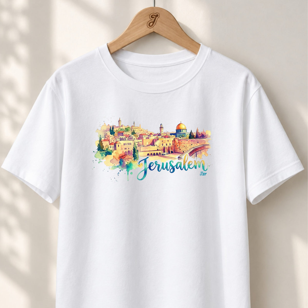 Jerusalem Watercolor - Unisex T-shirt