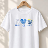 Peace Love Light 2 - Unisex T-shirt