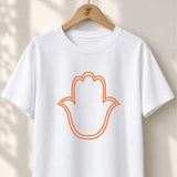 Hamsa Outline - Unisex t-shirt