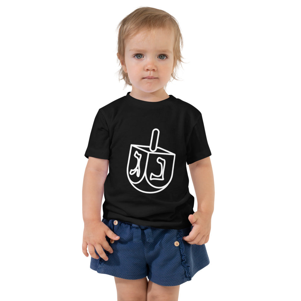 Dreidel Outline Minimalist - Toddler T-shirt