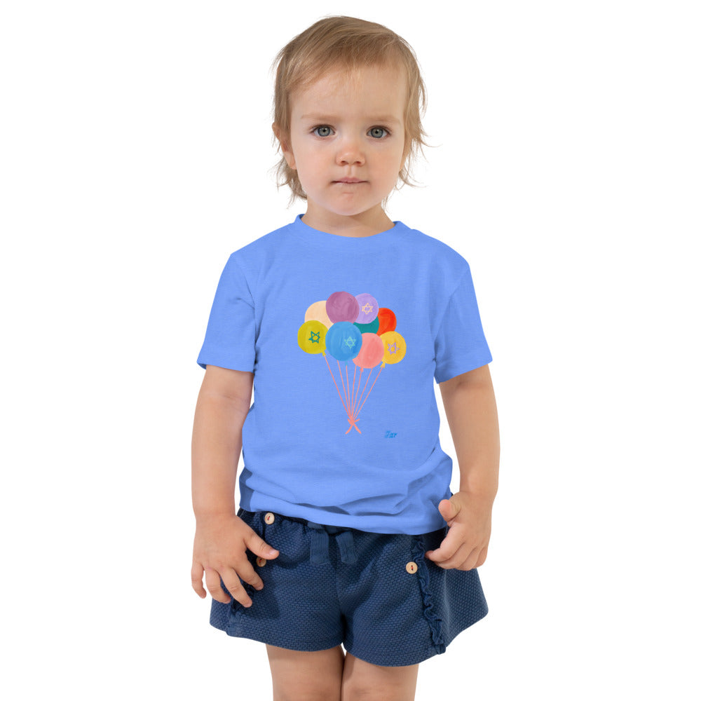 Star of David Balloons - Toddler T-shirt
