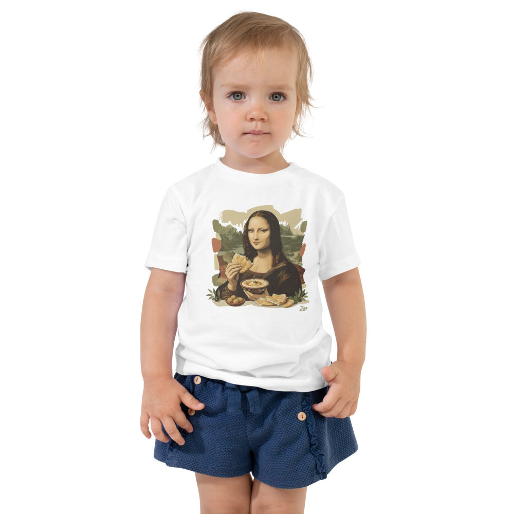 Mona Lisa Hummus - Toddler T-shirt