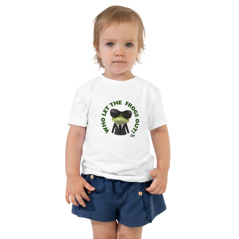Who Let the Frogs Out - Toddler T-shirt