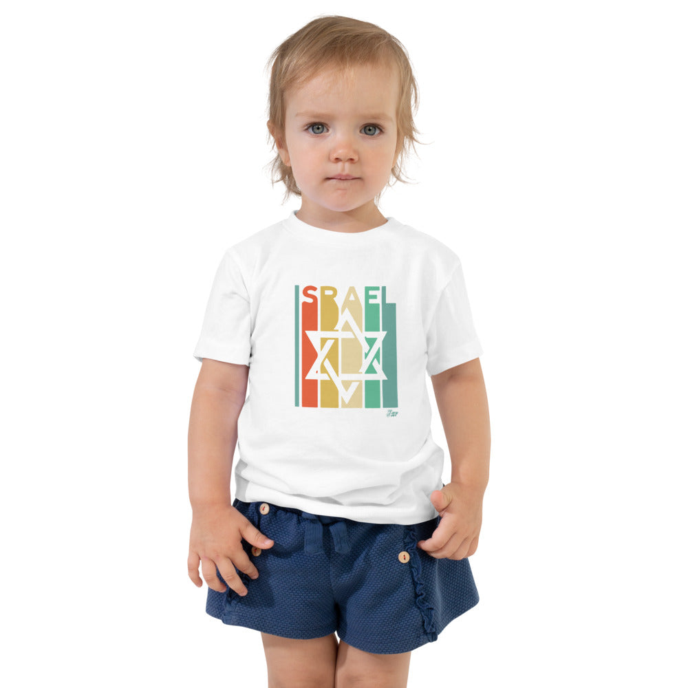 Israel Retro Stripes - Toddler T-shirt