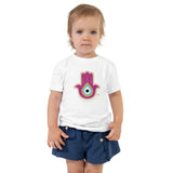 Magenta Hamsa Evil Eye - Toddler T-shirt