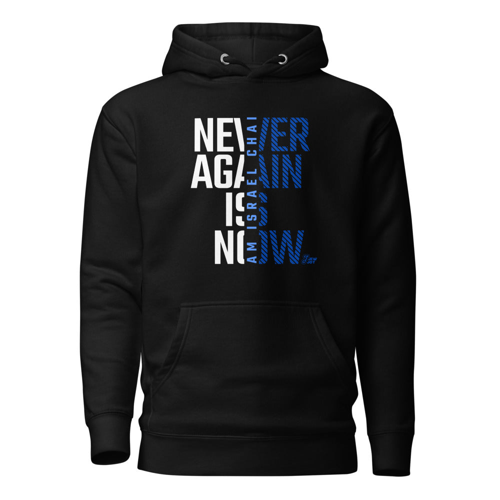 Never Again Is Now - Premium Pullover Hoodie
